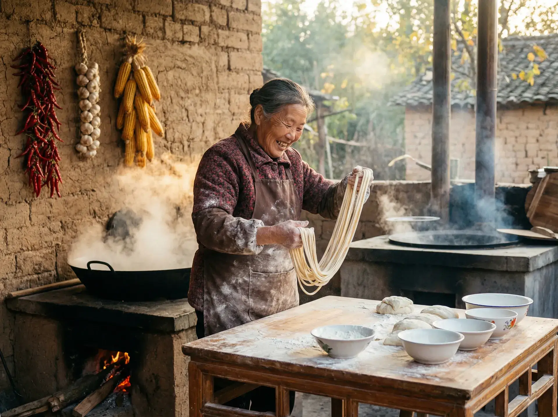 农家大嫂手擀面 - 我唾弃你的坟墓在线观看 乡村美食